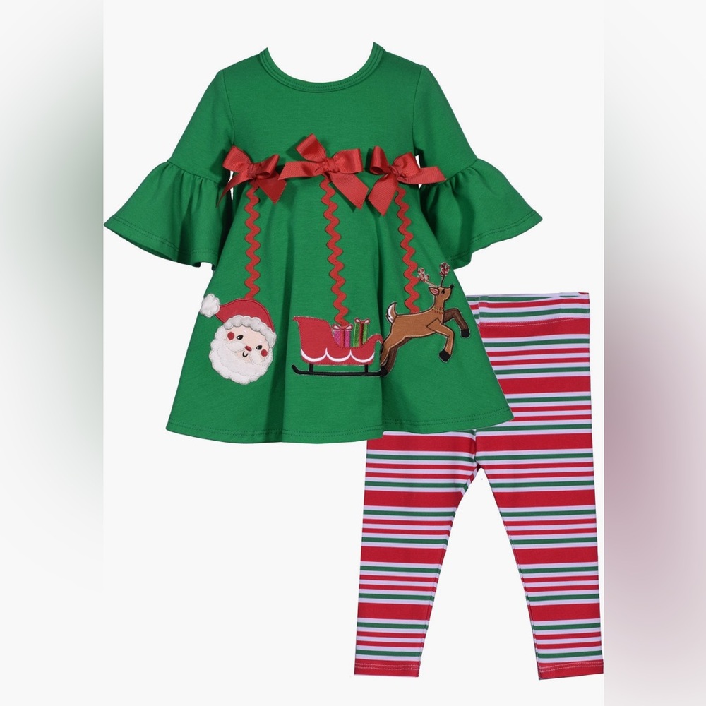 Iris & Ivy 2 Piece Holiday Set. Size 18 months.